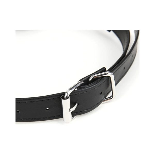Lux Fetish Breathable Ball Gag with Adjustable Pressure Nipple Clamps - Image 5