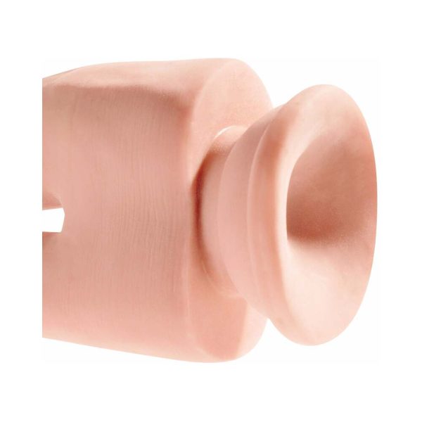 King Cock Plus Triple Density Double Penetrator 9.5 in. Realistic Dildo Beige - Image 6