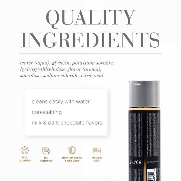 JO Gelato Decadent Double Chocolate Flavored Water-Based Lubricant 4 oz. - Image 2