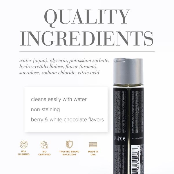JO Gelato White Chocolate Rasberry Truffle Water-Based Lubricant 4 oz. - Image 2