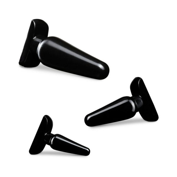 Anal Adventures 3-Piece Basic Plug Kit Black - Image 3