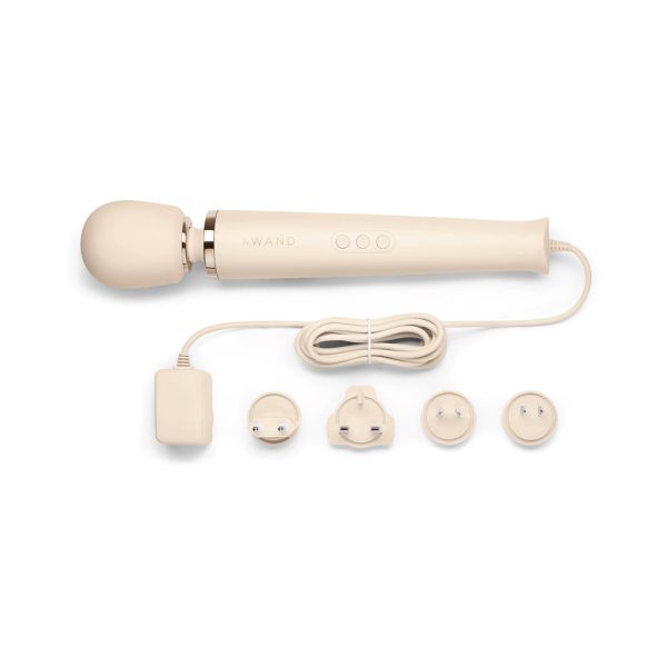 Le Wand Plug-In Vibrating Massager Cream - Image 5