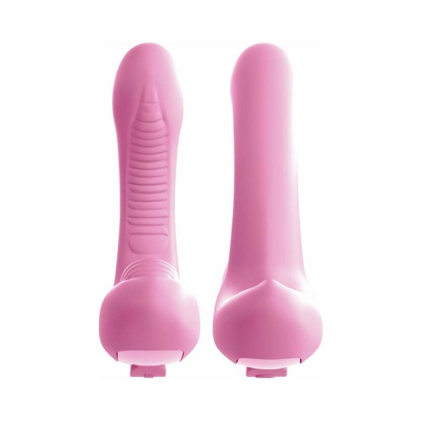 3Some Rock n'' Grind Dual Stimulation Silicone Vibrator Pink - Image 5