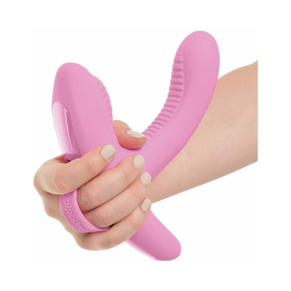 3Some Rock n'' Grind Dual Stimulation Silicone Vibrator Pink - Image 8