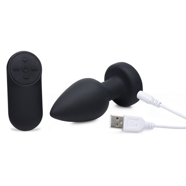 Booty Sparks Rechargeable Light Up Vibrating Anal Plug with Remote Control Medium - Image 8
