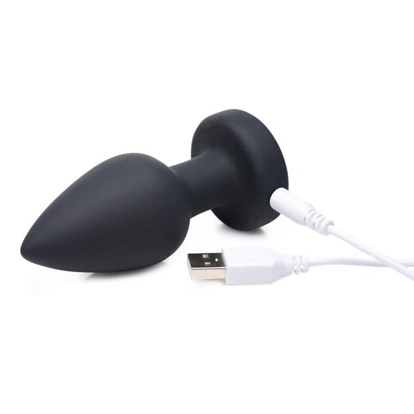 Booty Sparks Rechargeable Light Up Vibrating Anal Plug with Remote Control Medium - Image 9