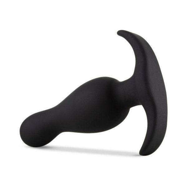 Anal Adventures Platinum Silicone Curve Plug Black - Image 4