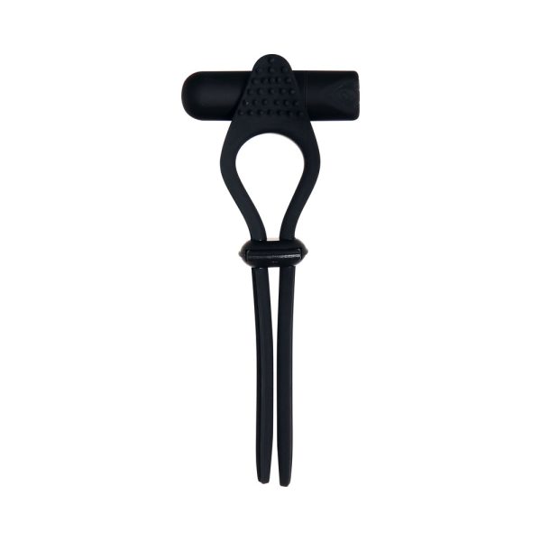 Zero Tolerance Black Tie Affair Rechargeable Silicone Cock Tie Cockring Black - Image 2