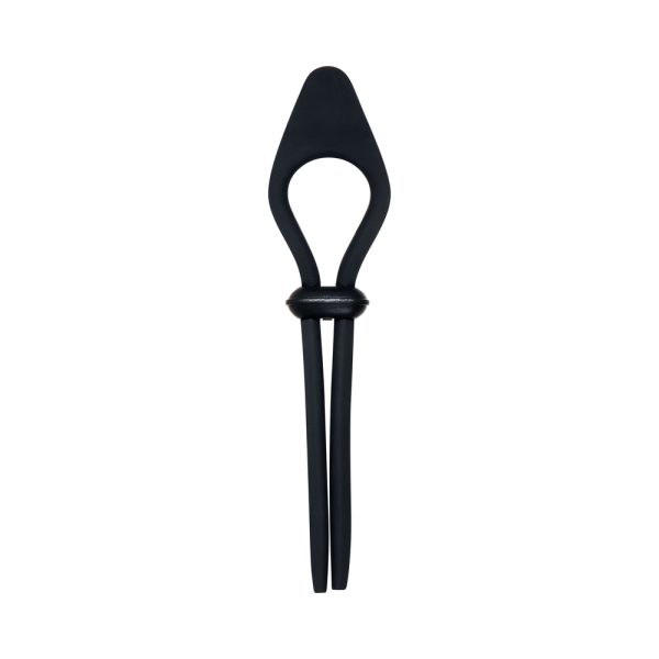 Zero Tolerance Black Tie Affair Rechargeable Silicone Cock Tie Cockring Black - Image 4