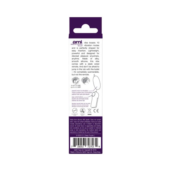 Vedo Ami Remote Control Bullet Deep Purple - Image 8