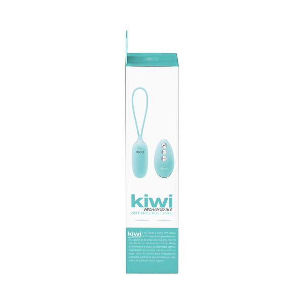 Vedo Kiwi Rechargeable Insertable Tease Me Turquise Bullet - Image 7