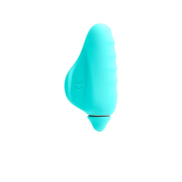 Vedo Vivi Rechargeable Finger Vibe Tease Me Turquoise - Image 3