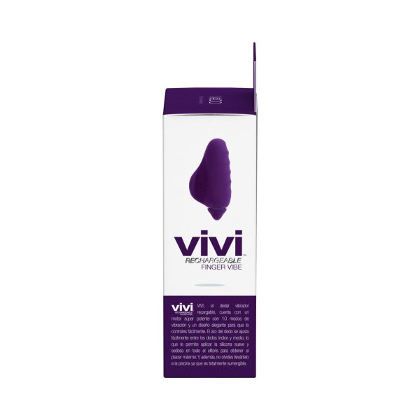 Vedo Vivi Rechargeable Finger Vibe Deep Purple - Image 6