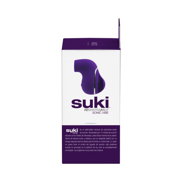 Vedo Suki Sonic Suction Rechargeable Vibrator Deep Purple - Image 6