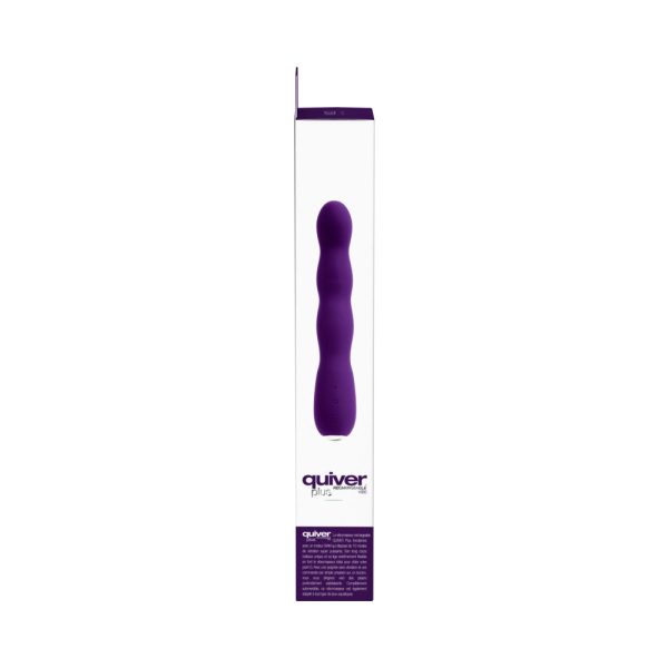 VeDO Quiver Plus Rechargeable Vibe Deep Purple - Image 6