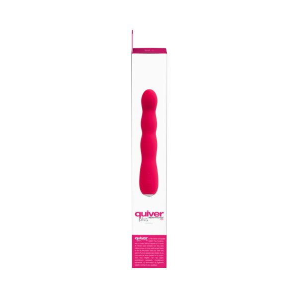 VeDO Quiver Plus Rechargeable Vibe Foxy Pink - Image 6