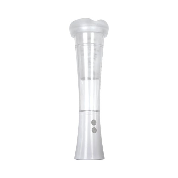 Zero Tolerance Sucking Good Rechargeable Vibrating Vacuum Pump Stroker Clear/White - Image 2
