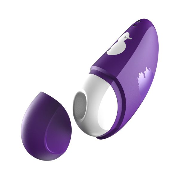 ROMP Free Rechargeable Silicone Pleasure Air Clitoral Vibrator Purple - Image 2