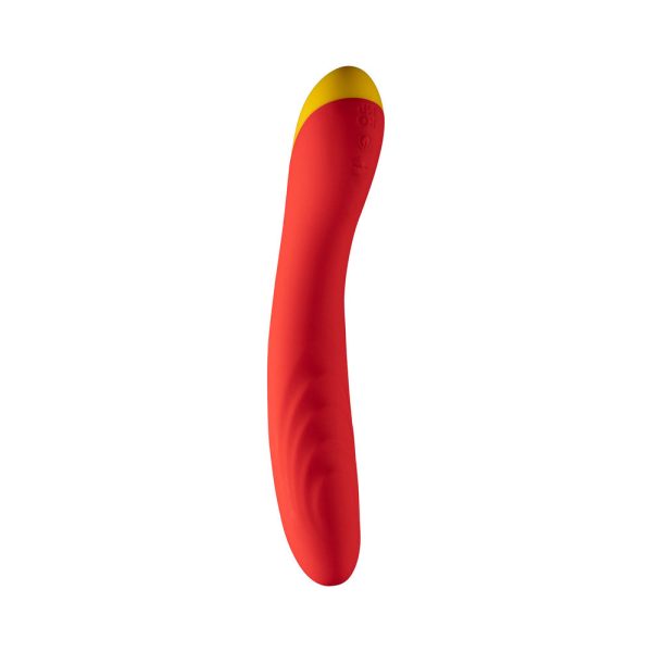 ROMP Hype Rechargeable Silicone G-Spot Vibrator Red - Image 2