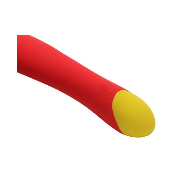ROMP Hype Rechargeable Silicone G-Spot Vibrator Red - Image 8
