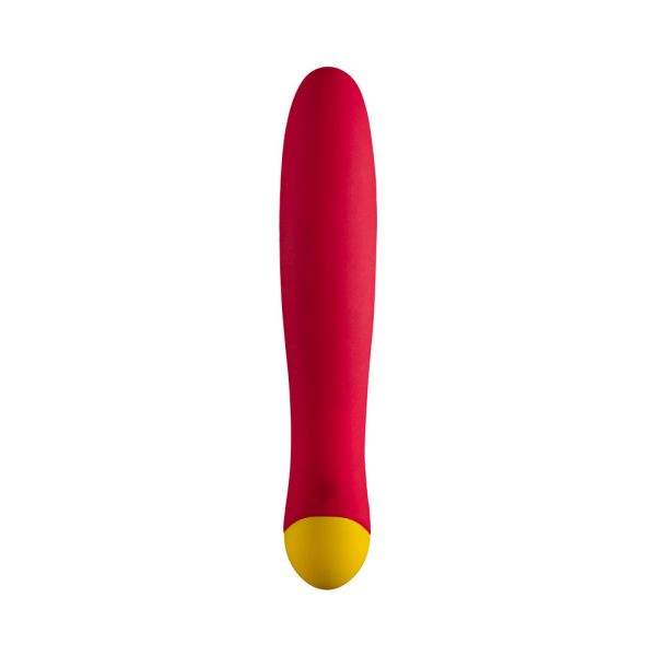 ROMP Jazz Rechargeable Silicone Rabbit Vibrator Berry - Image 4