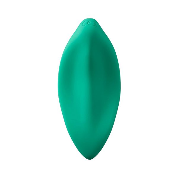 ROMP Wave Rechargeable Silicone Lay-On Vibrator Mint - Image 2