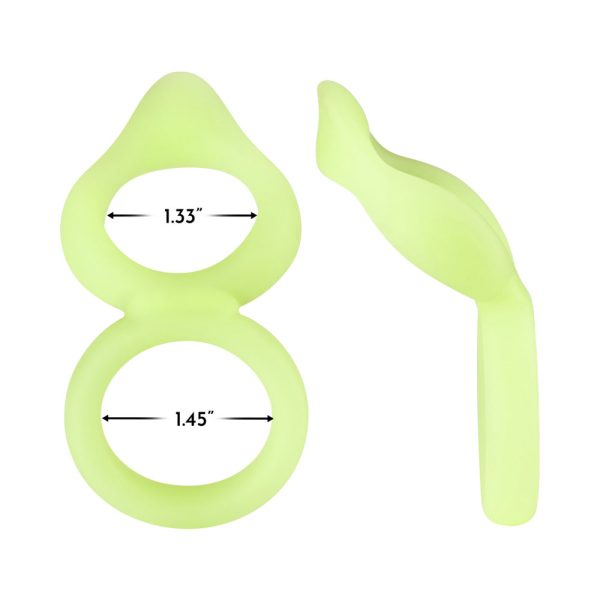Forto F-88 Liquid Silicone Cock & Ball Ring Glow - Image 5