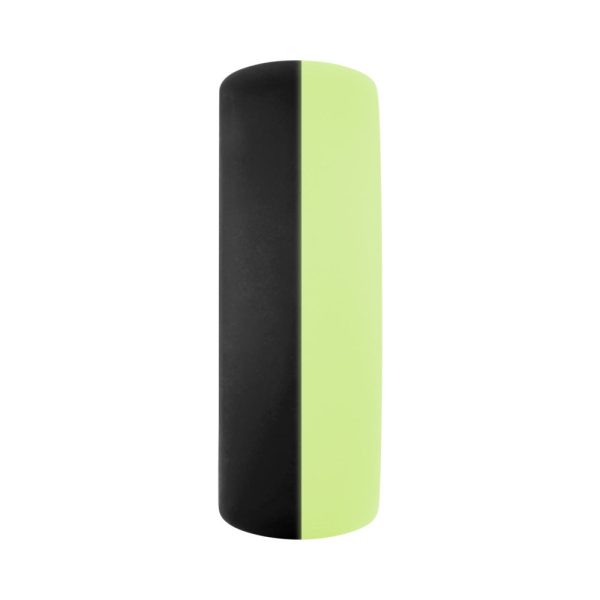Forto F-19 Liquid Silicone 2-Tone Cockring Black/Glow - Image 4