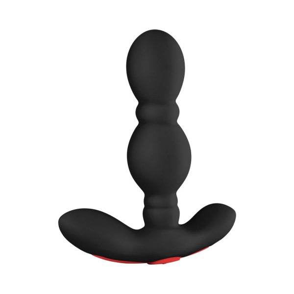 Forto Vibrating Anal Plug Rechargeable Silicone Black - Image 4