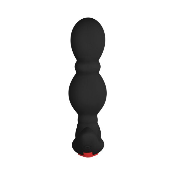 Forto Vibrating Anal Plug Rechargeable Silicone Black - Image 5