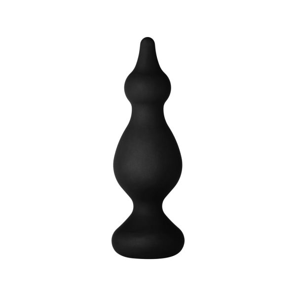 Forto F-30 Pointer Silicone Anal Plug Medium Black - Image 2