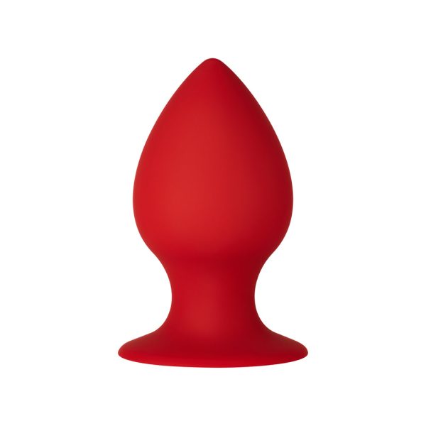 Forto F-98 Cone Silicone Anal Plug Medium Red - Image 2