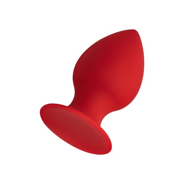 Forto F-98 Cone Silicone Anal Plug Medium Red - Image 3