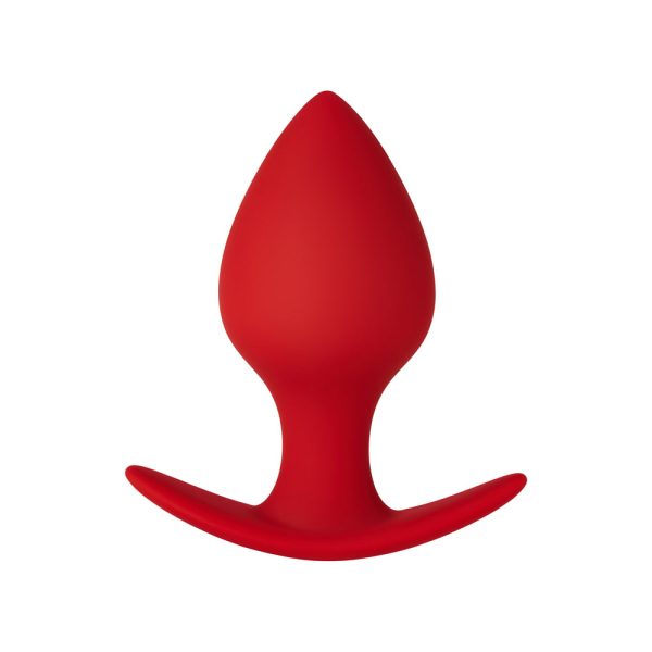 Forto F-60 Spade Silicone Anal Plug Small Red - Image 2