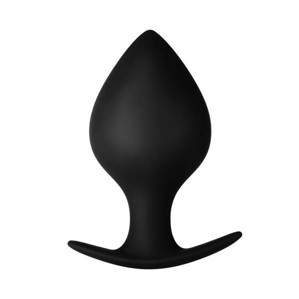 Forto F-60 Spade Silicone Anal Plug Medium Black - Image 2