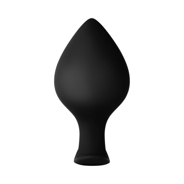 Forto F-60 Spade Silicone Anal Plug Medium Black - Image 3