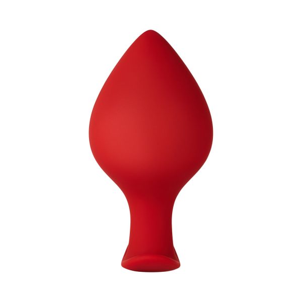 Forto F-60 Spade Silicone Anal Plug Medium Red - Image 3