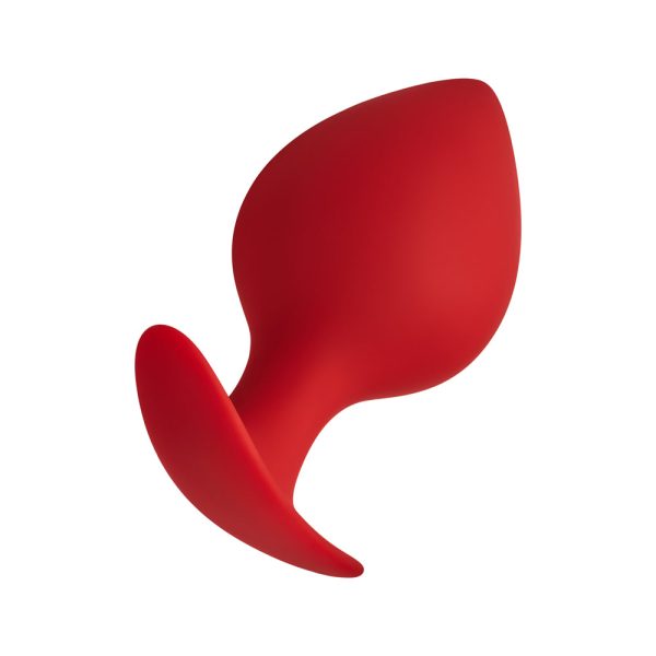 Forto F-60 Spade Silicone Anal Plug Medium Red - Image 4