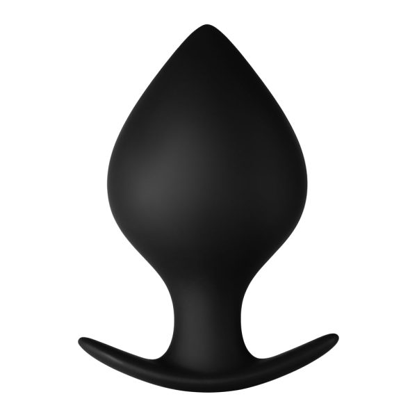 Forto F-60 Spade Silicone Anal Plug Large Black - Image 2
