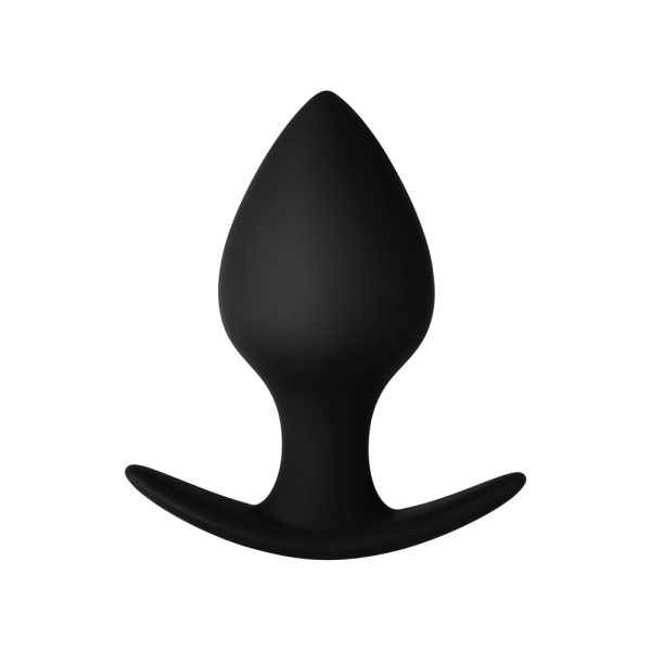 Forto F-63 Rattler Spade Silicone Anal Plug Small Black - Image 2