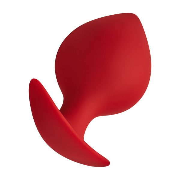 Forto F-63 Rattler Spade Silicone Anal Plug Large Red - Image 4