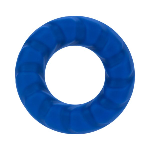 Forto F-25 Liquid Silicone Cockring 23mm Blue - Image 2