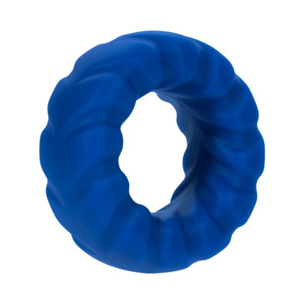 Forto F-25 Liquid Silicone Cockring 23mm Blue - Image 3