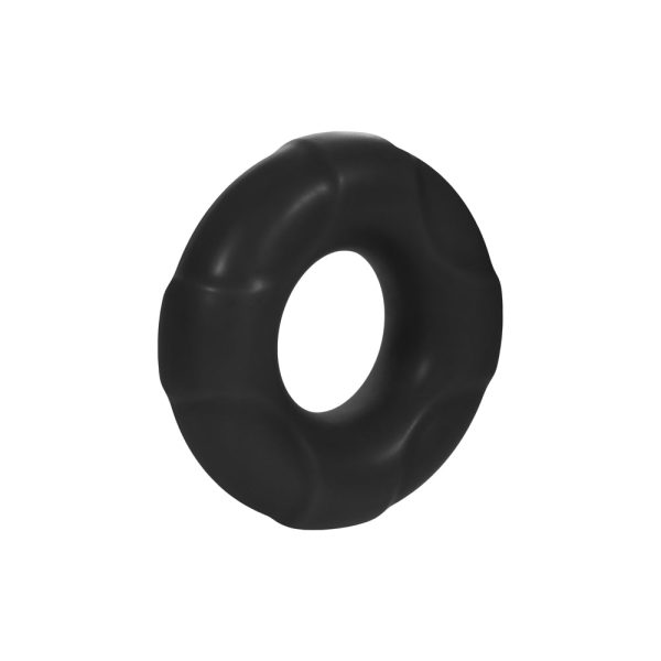 Forto F-33 Liquid Silicone Cockring Small Black - Image 2