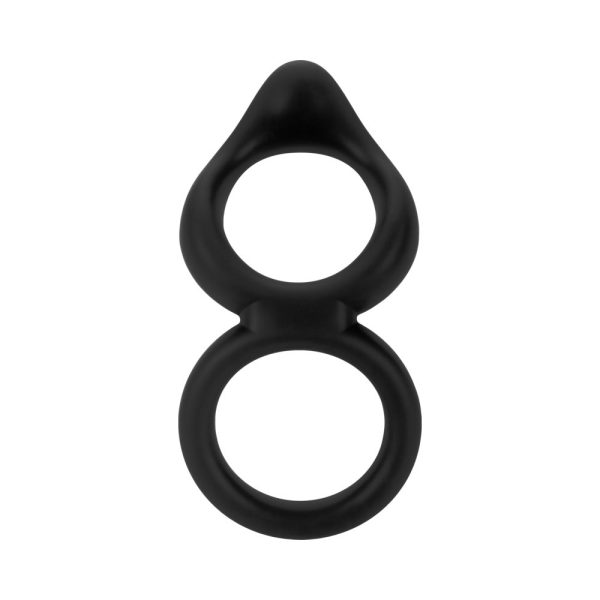 Forto F-88 Liquid Silicone Cock & Ball Ring Black - Image 2