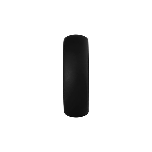 Forto F-64 Wide Liquid Silicone Cockring Small Black - Image 3