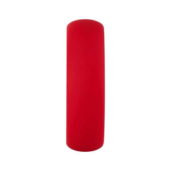 Forto F-64 Wide Liquid Silicone Cockring Medium Red - Image 3