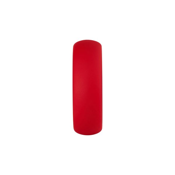 Forto F-64 Wide Liquid Silicone Cockring Small Red - Image 3