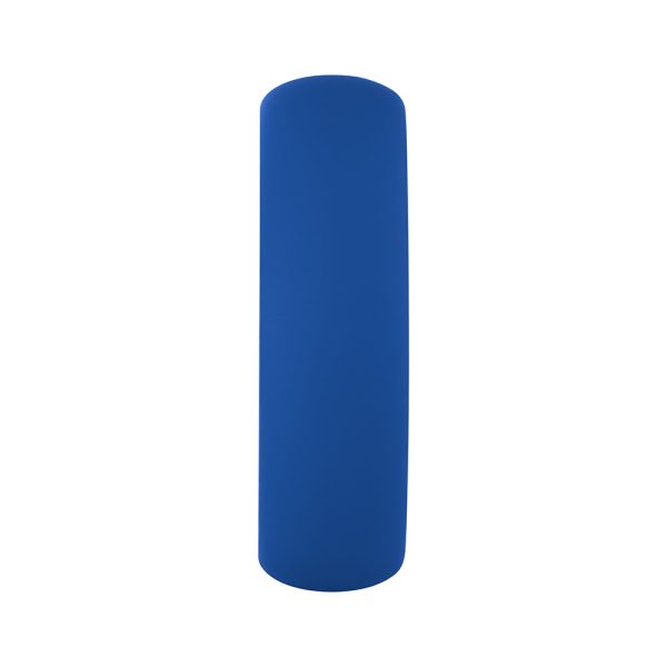 Forto F-64 Wide Liquid Silicone Cockring Medium Blue - Image 3