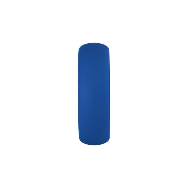 Forto F-64 Wide Liquid Silicone Cockring Small Blue - Image 3